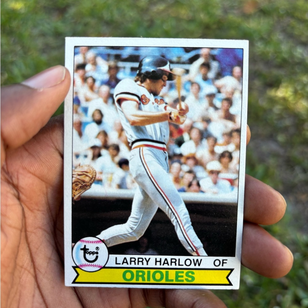 Topps Larry Harlow Orioles Baseball Card